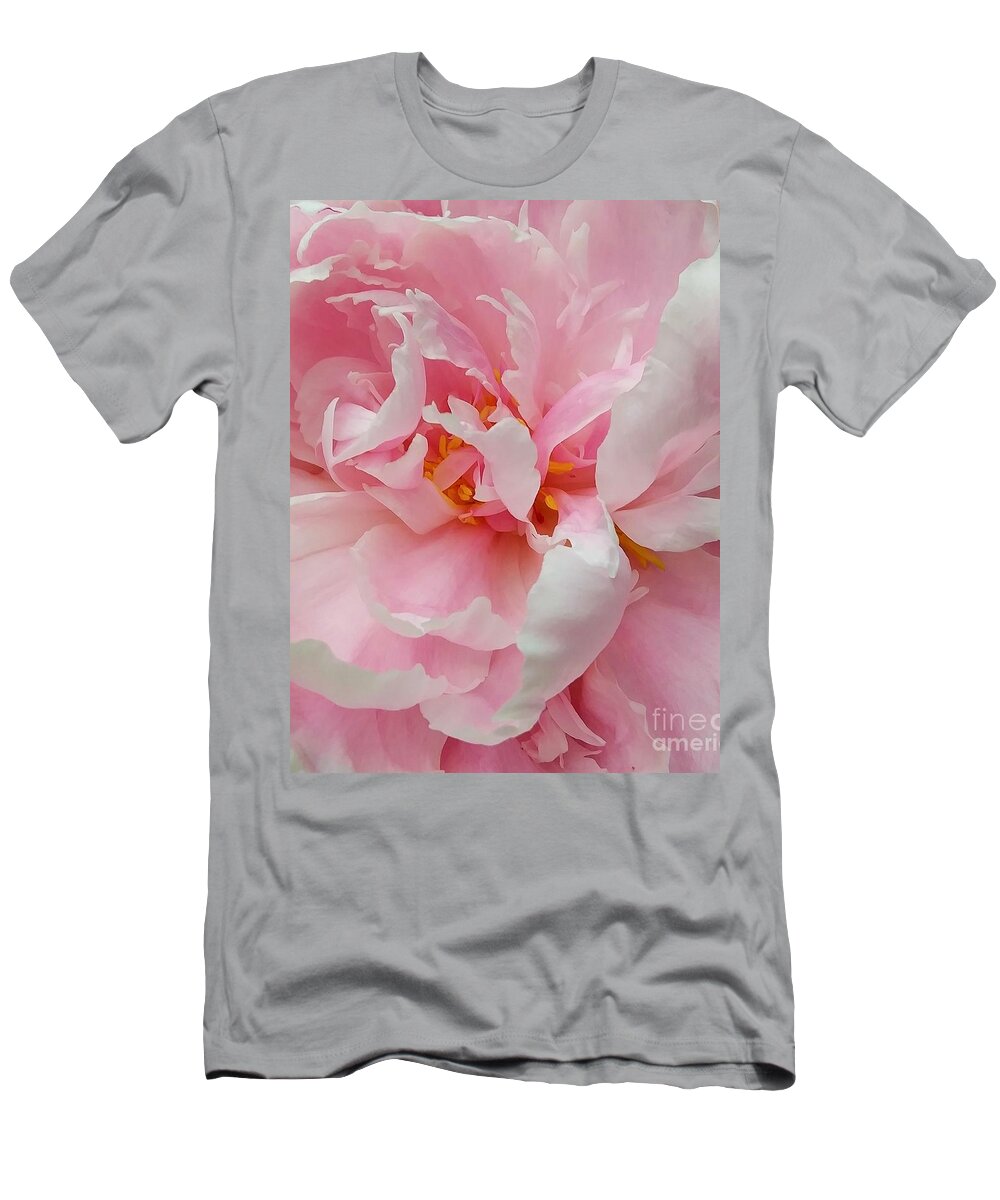 Pink Peony T-Shirt featuring the photograph Shades of Pink by Eunice Miller