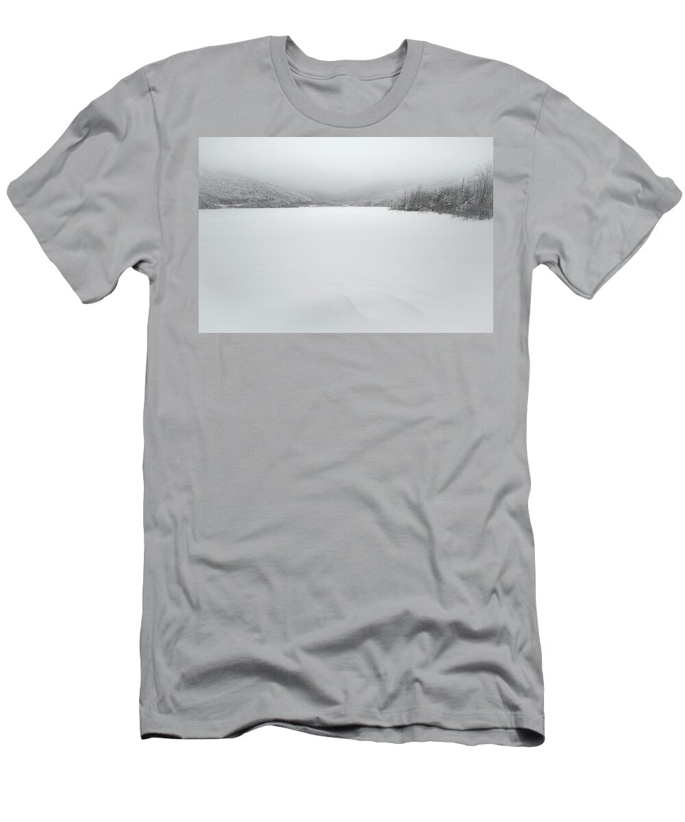 Silent Echo T-Shirt featuring the photograph Silent Echo, Echo Lake NH by Michael Hubley
