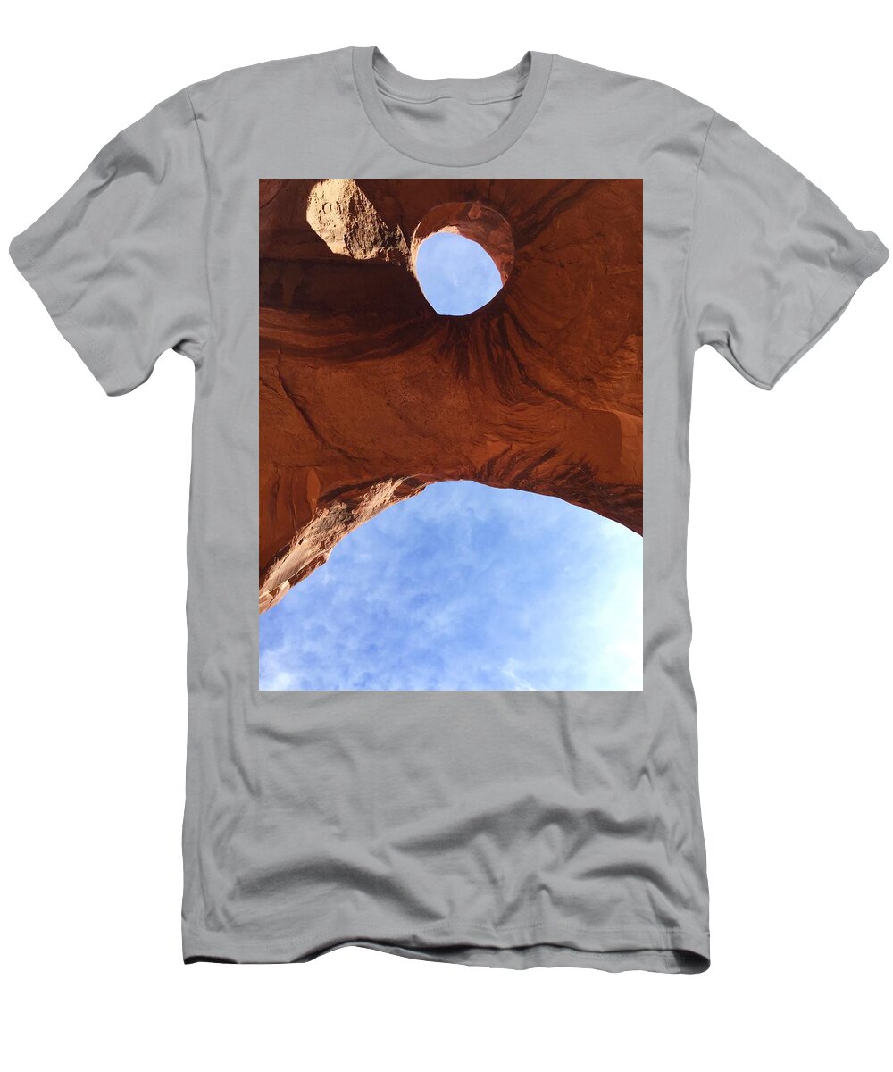 Monument Valley T-Shirt featuring the photograph Sky At Monument Valley by Bettina X