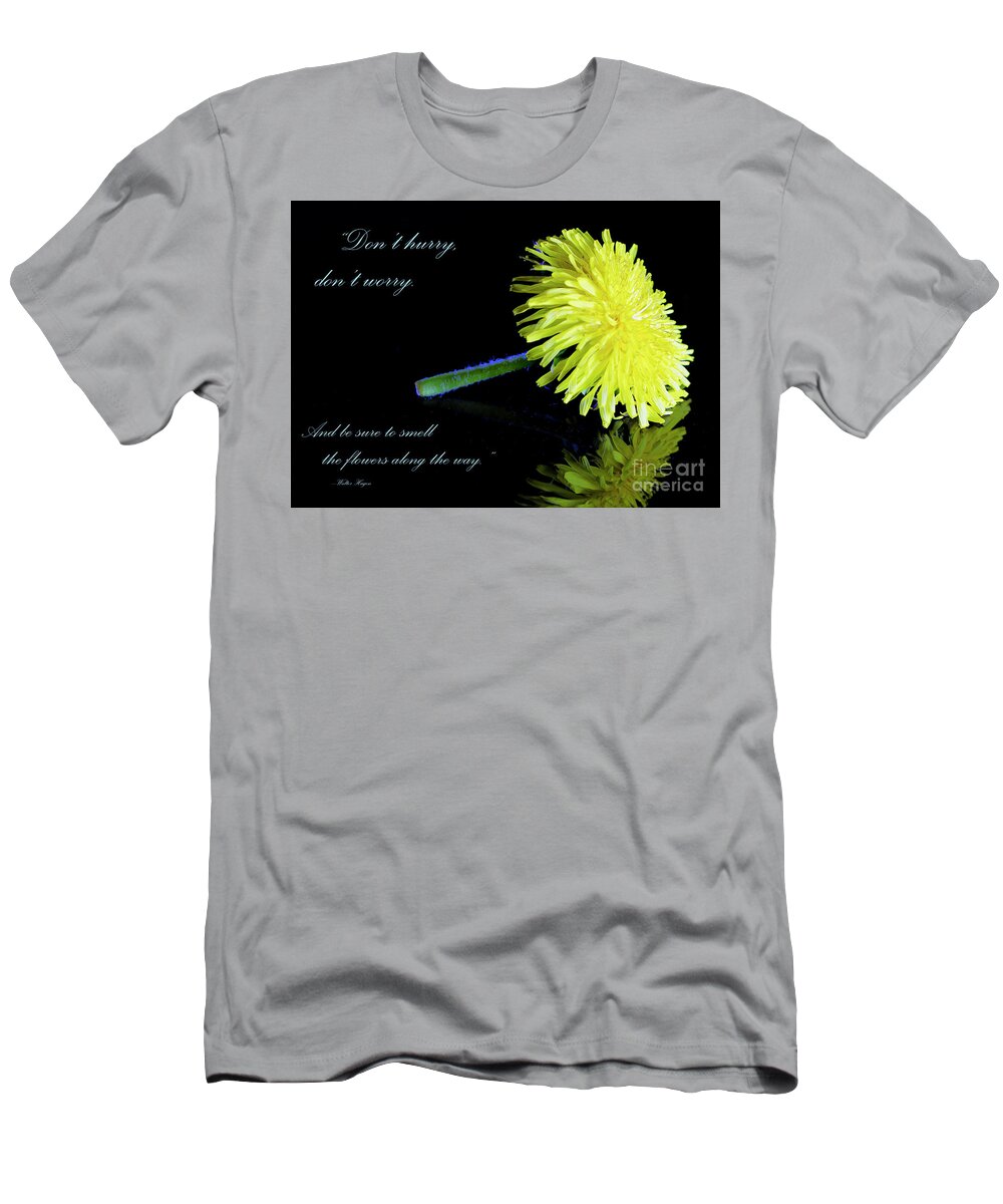 Flower T-Shirt featuring the photograph Smell The Flower by Thomas Nay