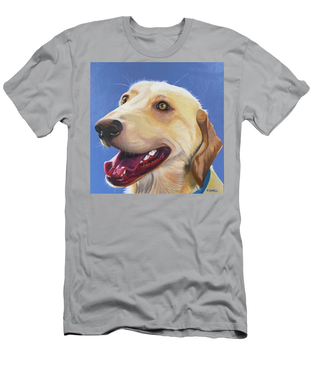  T-Shirt featuring the painting Smiles by Deborah Tidwell Artist