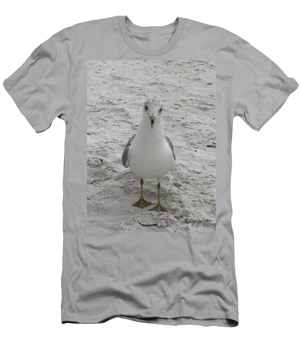 Bird T-Shirt featuring the photograph Smiling Bird by Medge Jaspan