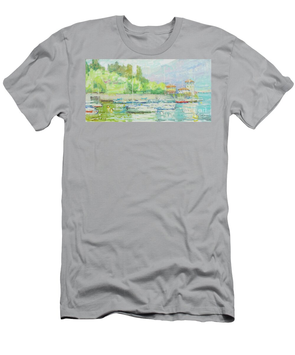 Fresia T-Shirt featuring the painting Snarls of Color by Jerry Fresia