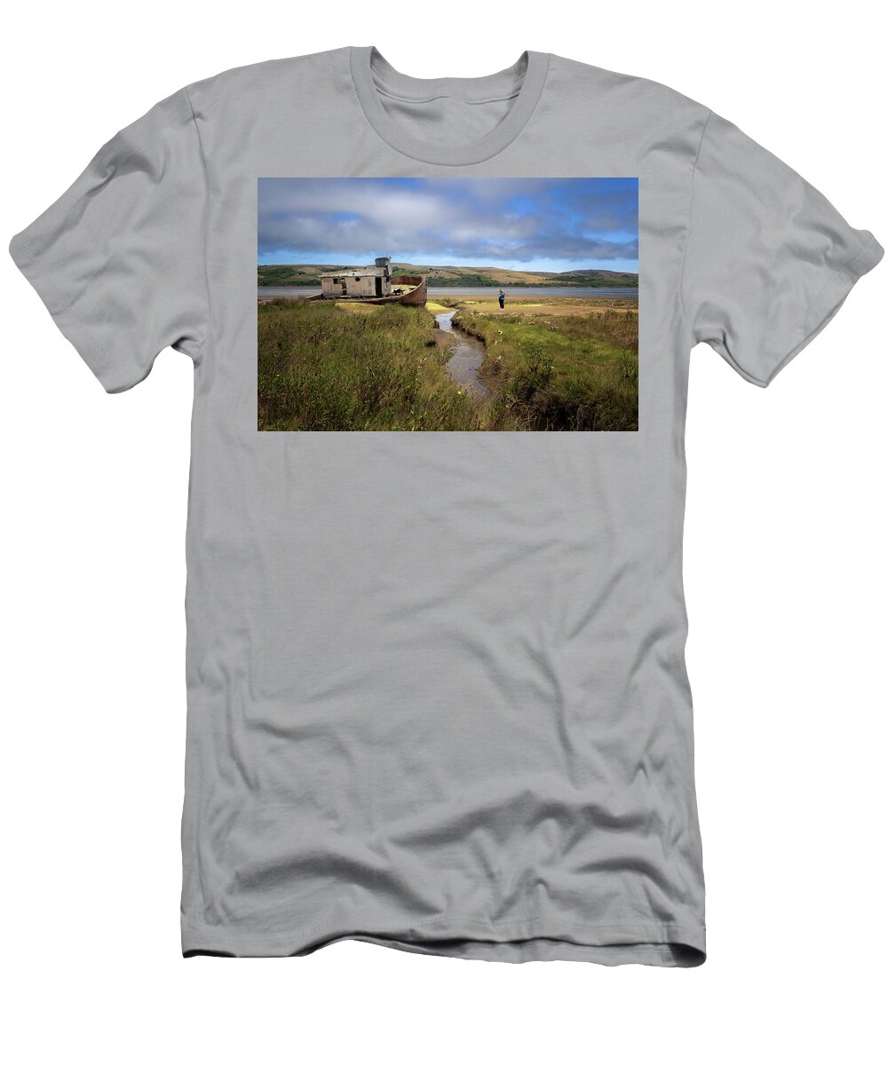 Inverness T-Shirt featuring the photograph Social Distancing by Laura Macky