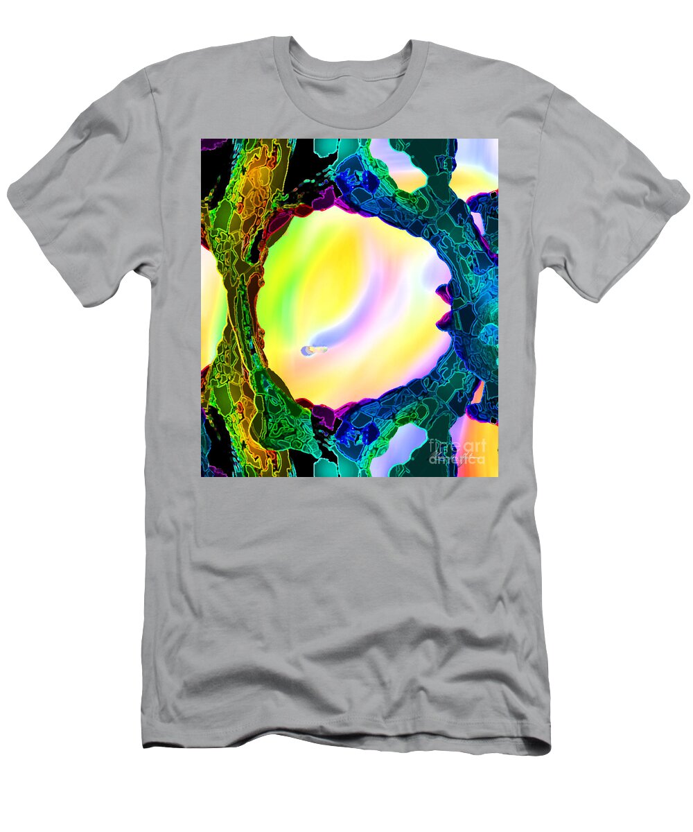 Soul Dimensions T-Shirt featuring the digital art Soul Dimensions 7 by Aldane Wynter