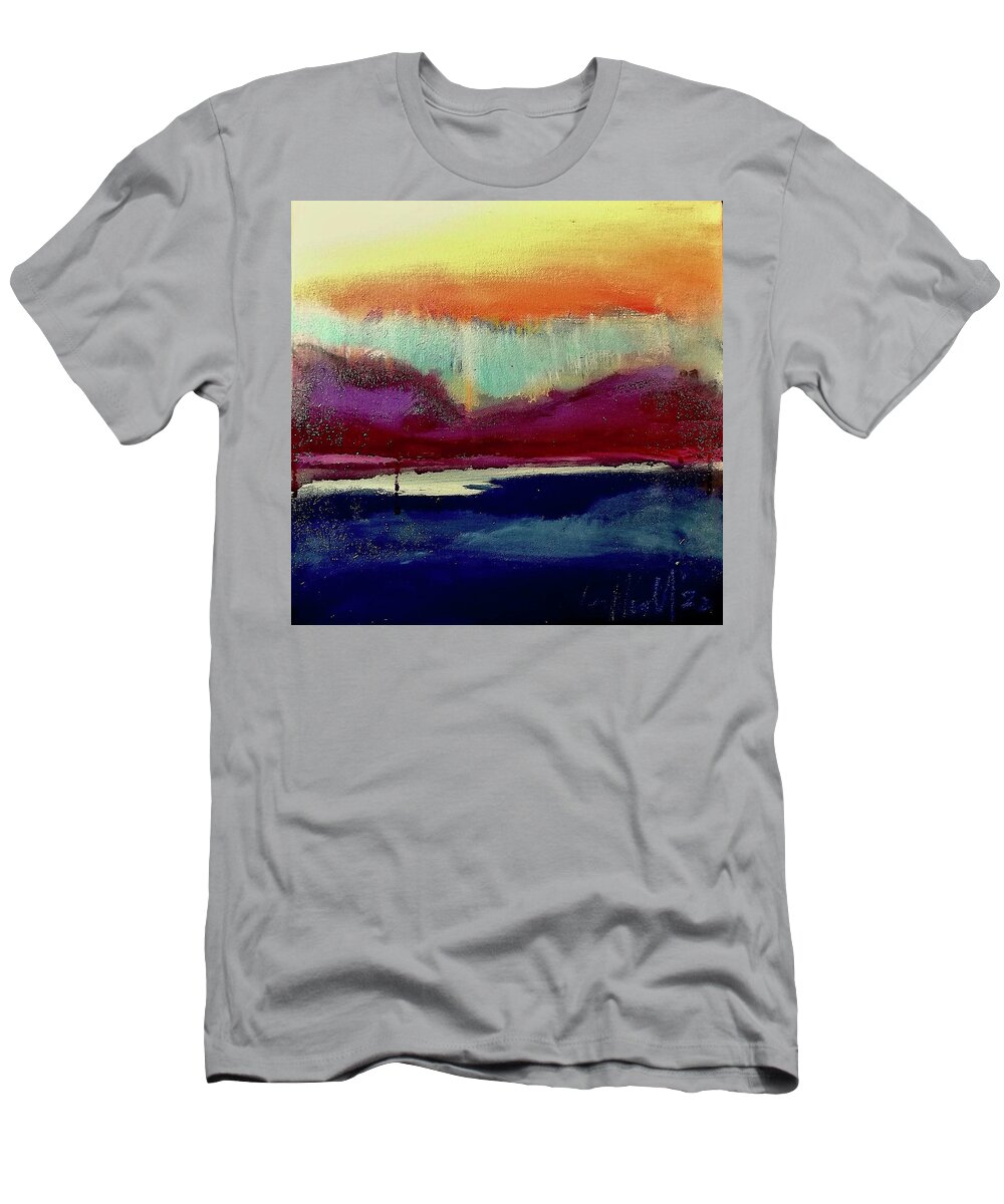 Painting T-Shirt featuring the painting Squall by Les Leffingwell