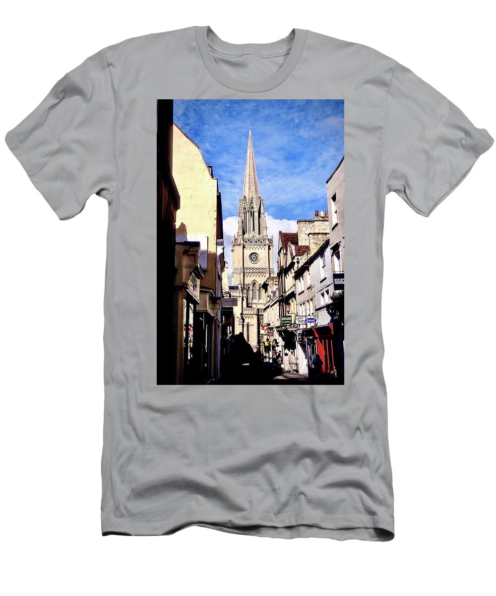 St. John’s T-Shirt featuring the photograph St. Johns Church Bath by Gordon James