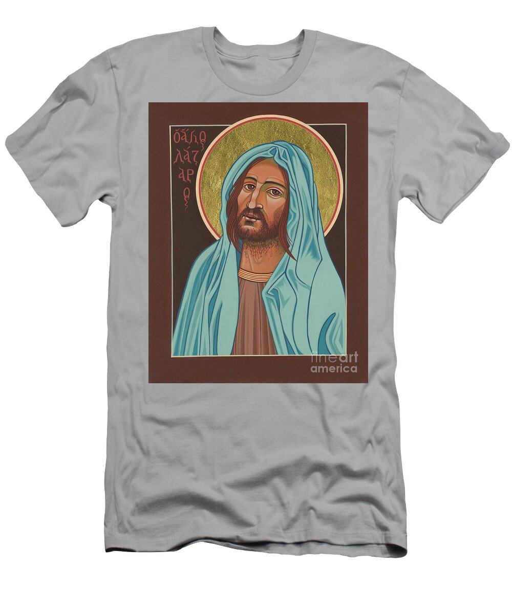St Lazarus Of Bethany T-Shirt featuring the painting St Lazarus of Bethany by William Hart McNichols