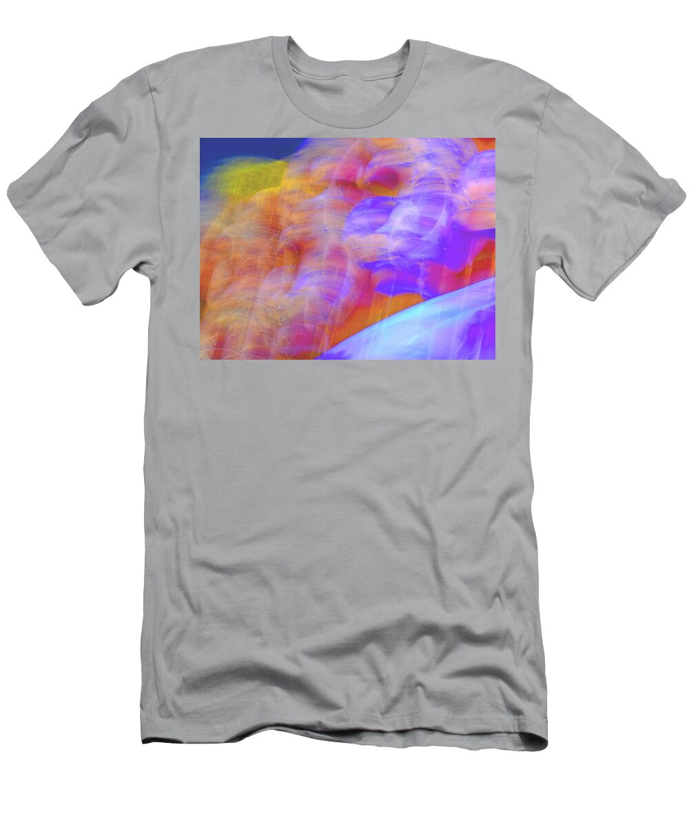 Abstract T-Shirt featuring the digital art Storm A-Brewin' by T Oliver