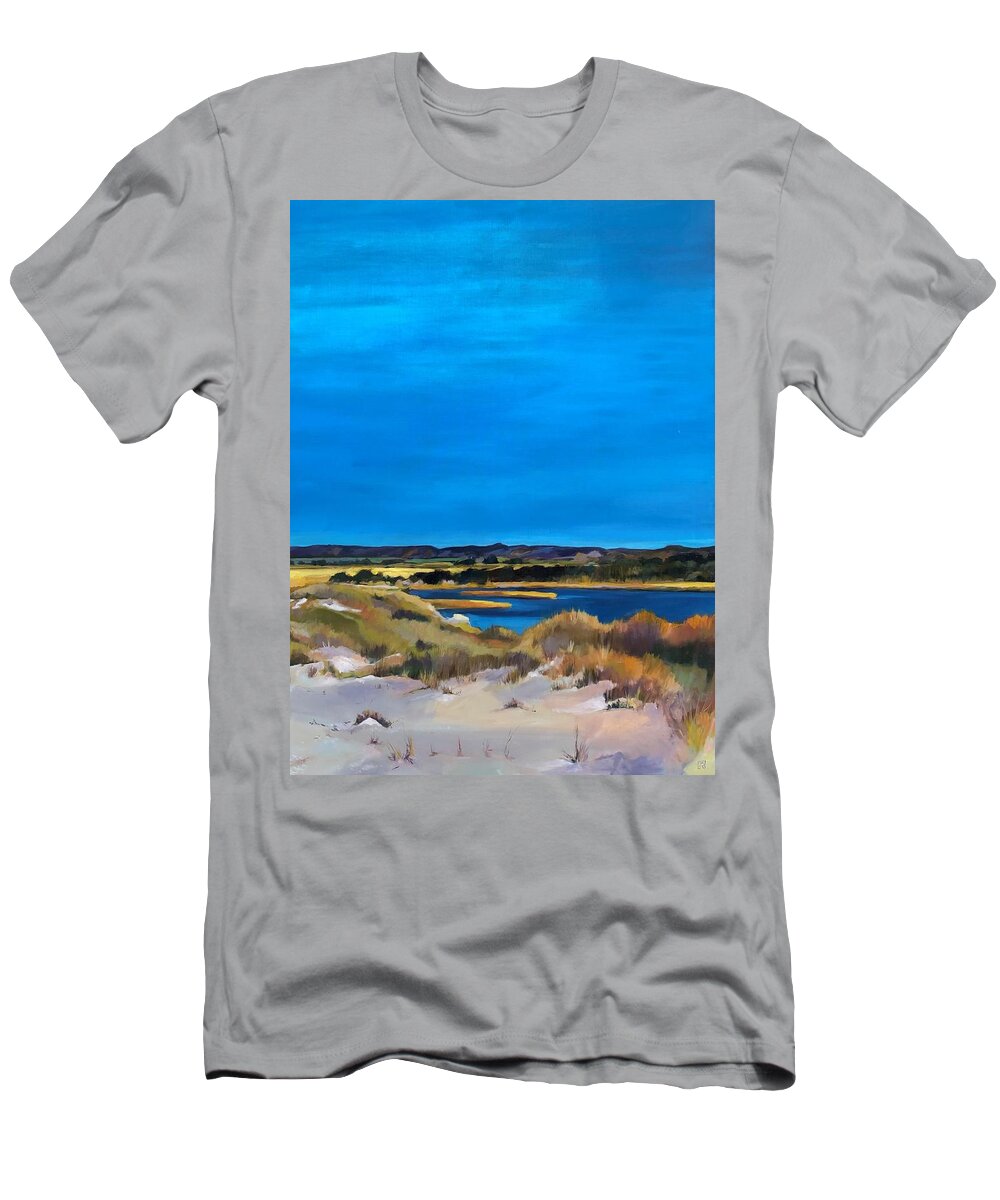 Beach T-Shirt featuring the painting Strand by Rebecca Jacob