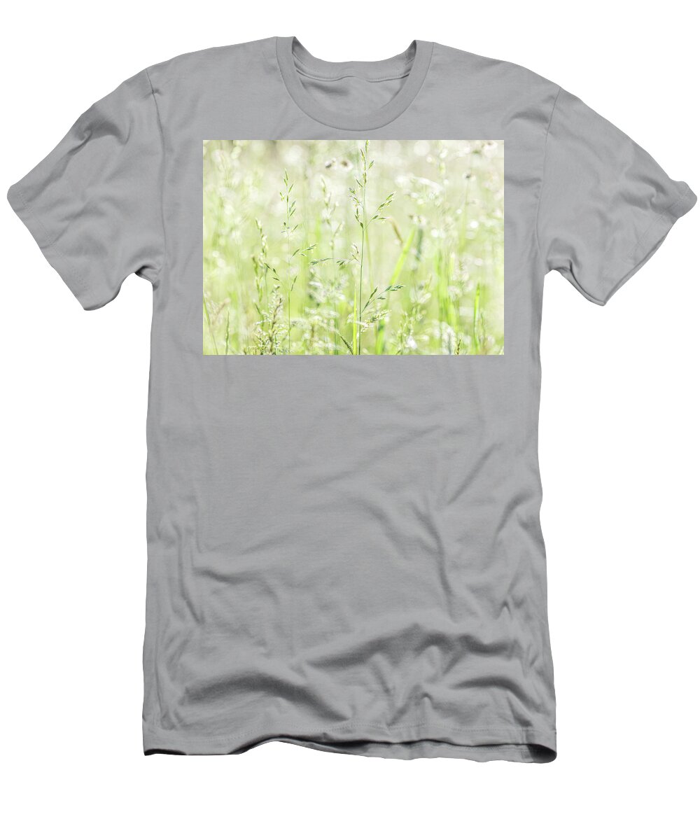 Grass T-Shirt featuring the photograph Summer Grass by Amelia Pearn