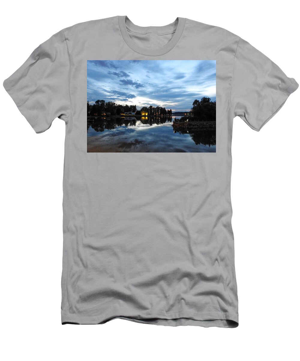 Finland T-Shirt featuring the photograph Summer Midnight by Gareth Parkes