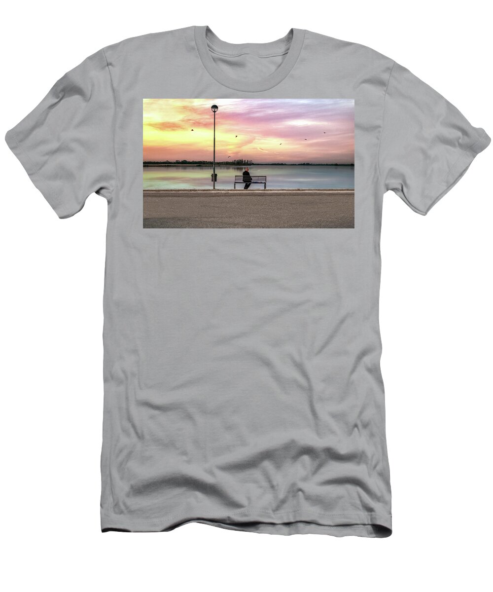Sunset T-Shirt featuring the photograph Sunset by Loredana Gallo Migliorini