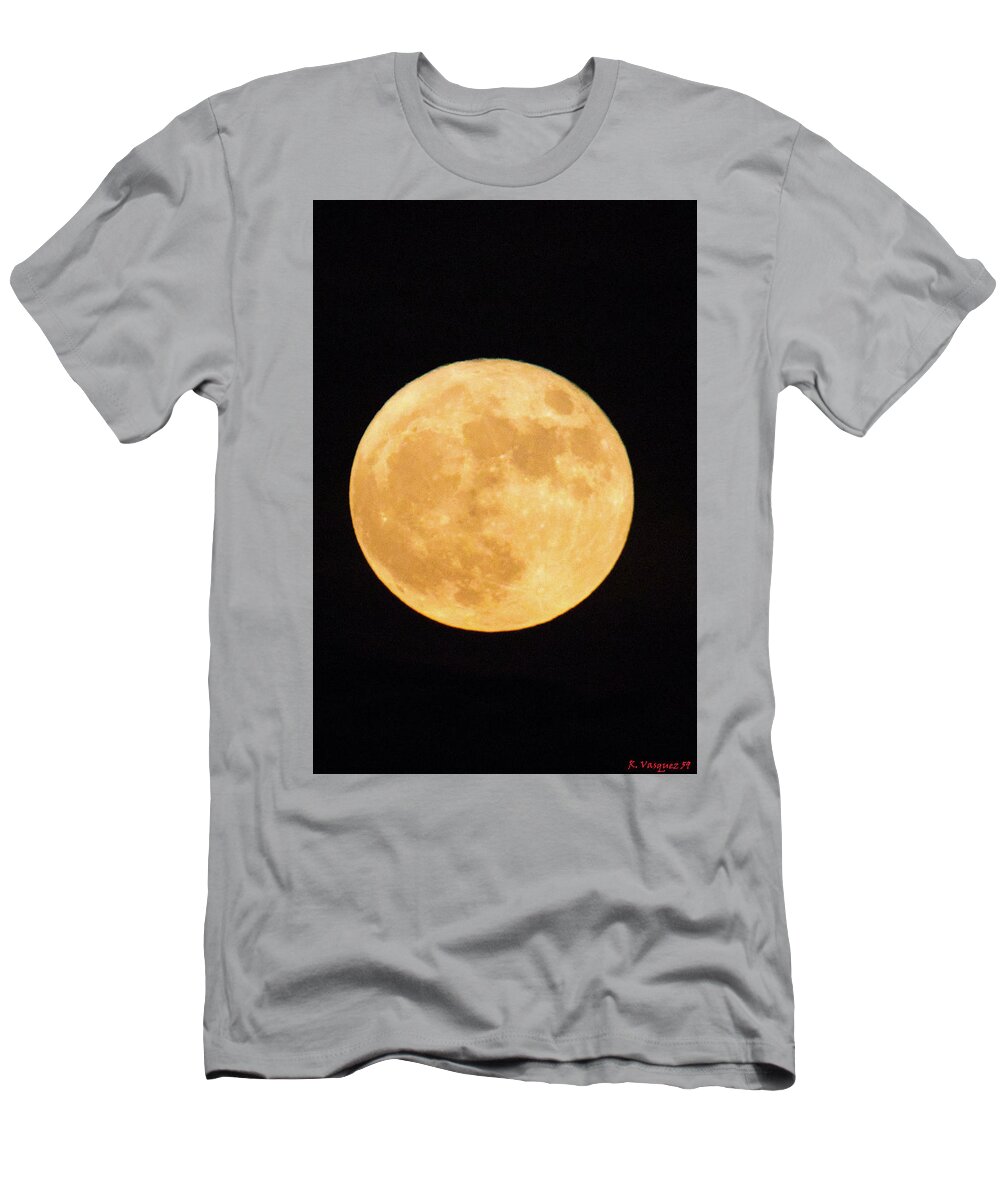 Sky T-Shirt featuring the photograph Super Moon Of July 2022 by Rene Vasquez