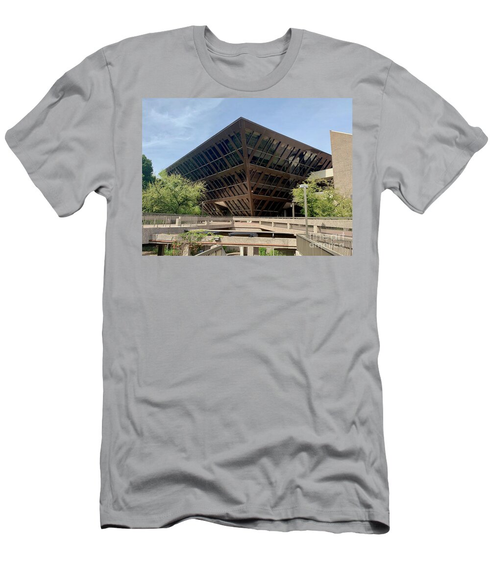 Photography T-Shirt featuring the photograph Tempe Municipal Building by Sean Griffin