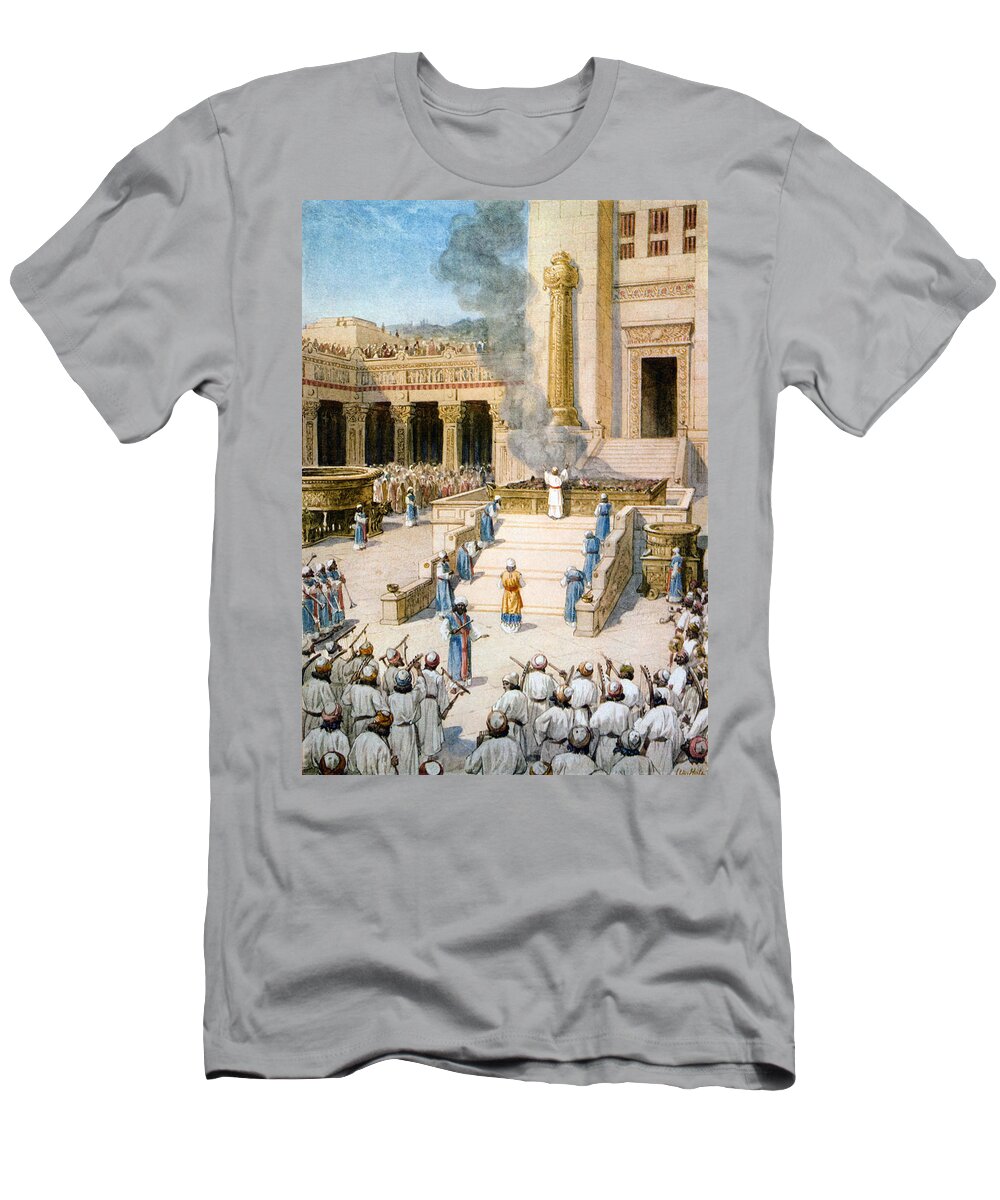 1910 T-Shirt featuring the painting Temple Of Solomon by William Hole