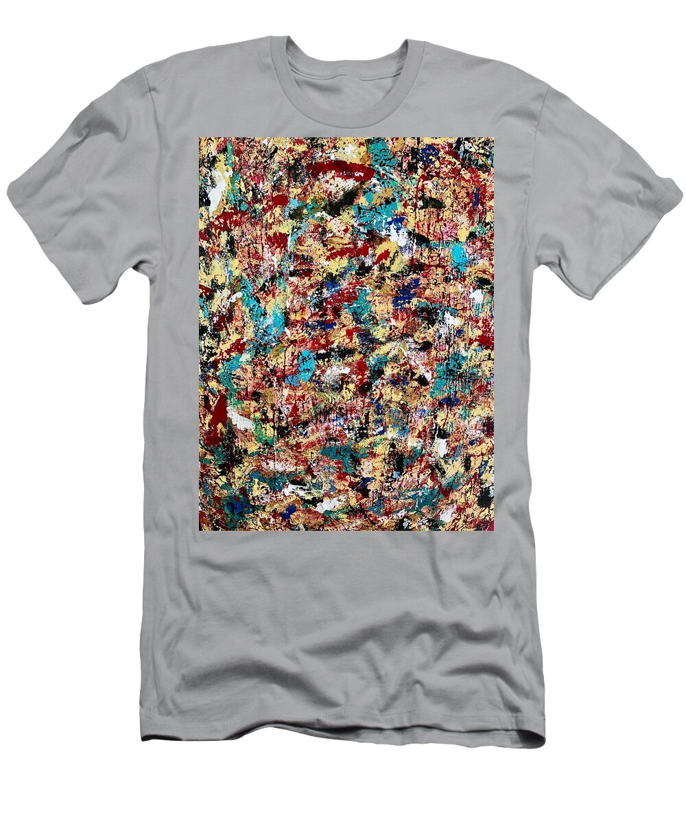 Colors T-Shirt featuring the painting The Beauty of Diversity by Medge Jaspan
