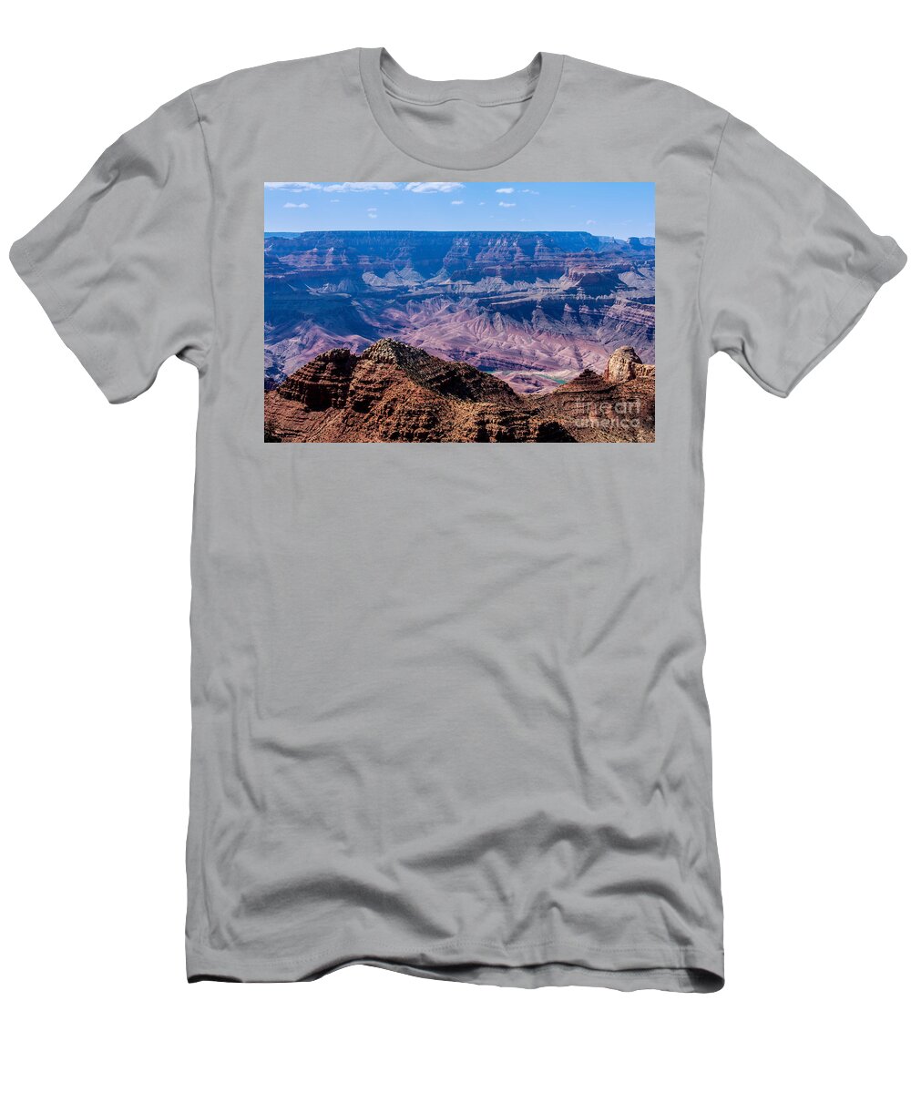 The Grand Canyon Arizona T-Shirt featuring the digital art The Grand Canyon Arizona by Tammy Keyes