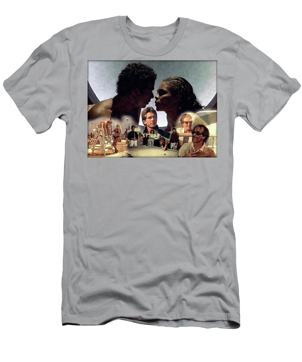 Miami Vice T-Shirt featuring the digital art The Great McCarthy by Mark Baranowski