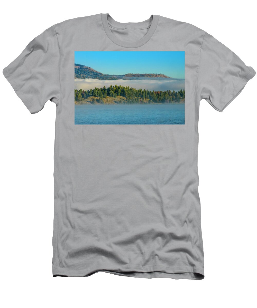 Grand Teton National Park T-Shirt featuring the photograph The Lakeshore 1 by Melissa Southern