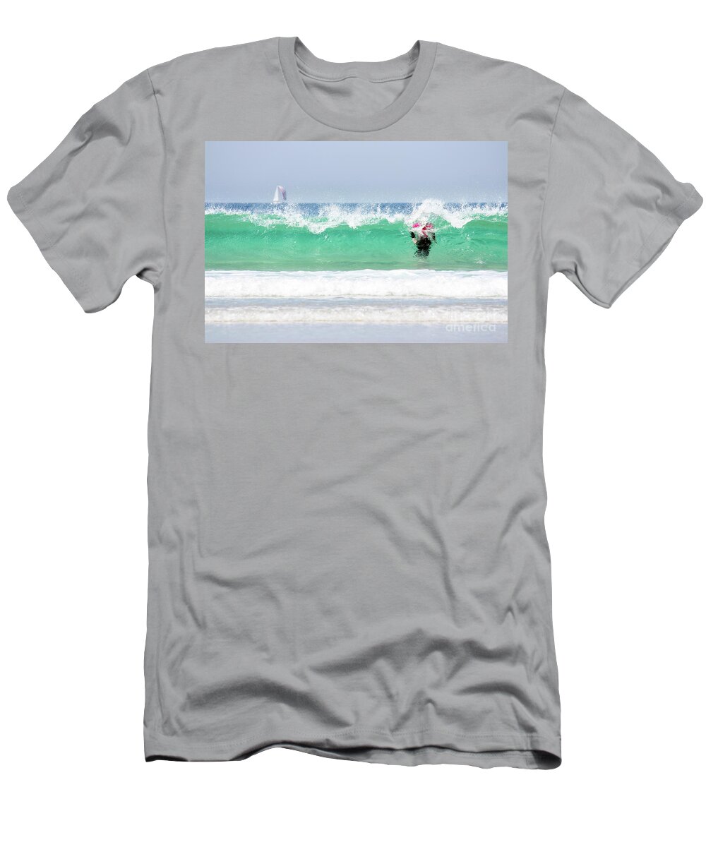 Cornwall T-Shirt featuring the photograph The Little Mermaid by Terri Waters