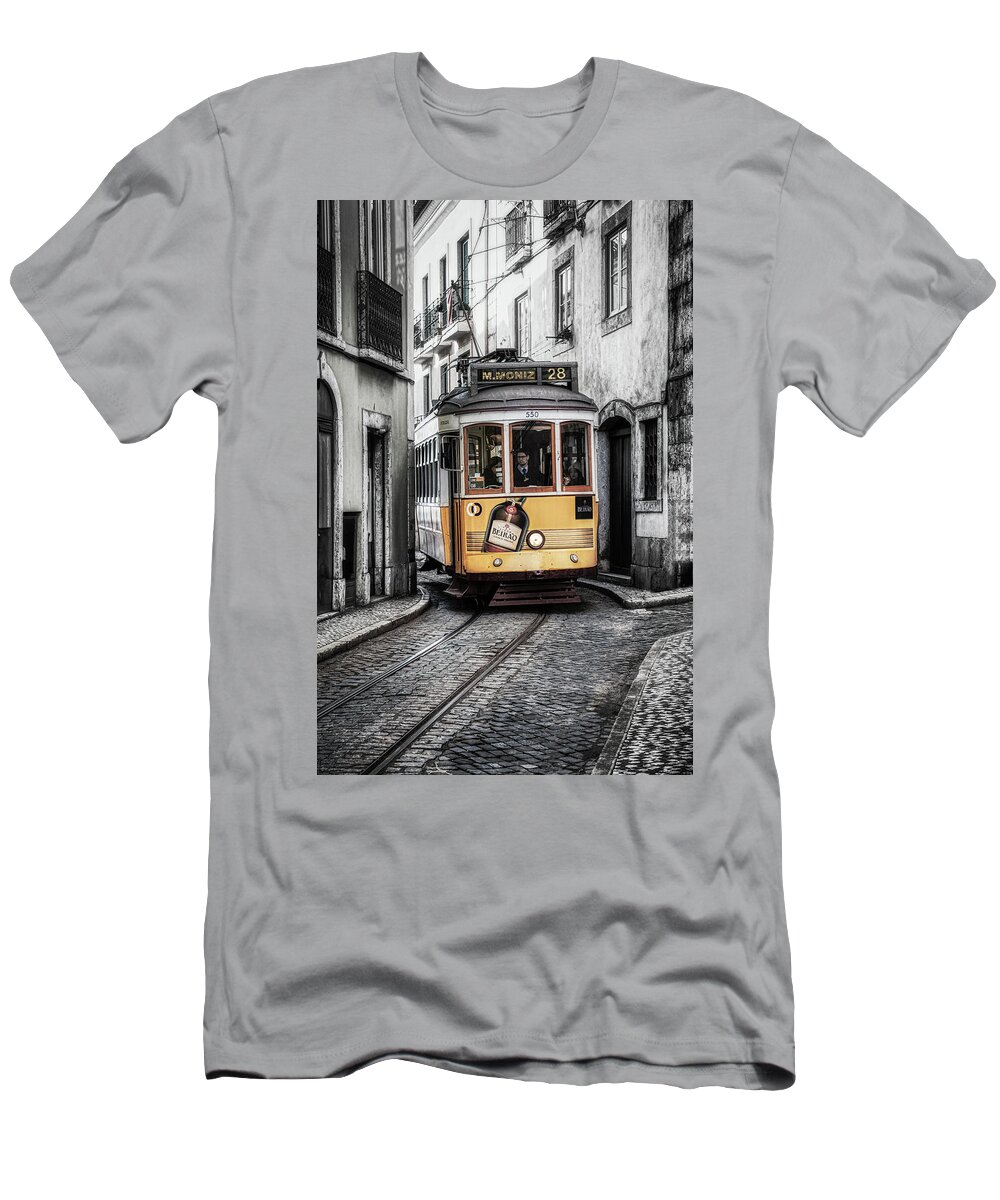 Tram T-Shirt featuring the photograph The Number 28 by Micah Offman