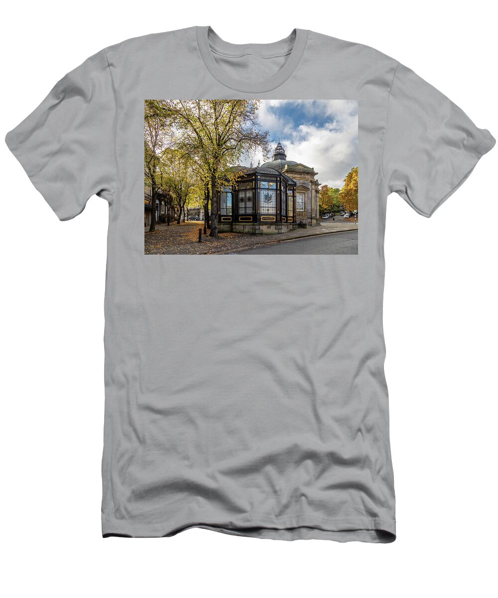 Autumn T-Shirt featuring the photograph The Royal Pump Room Harrogate by Shirley Mitchell