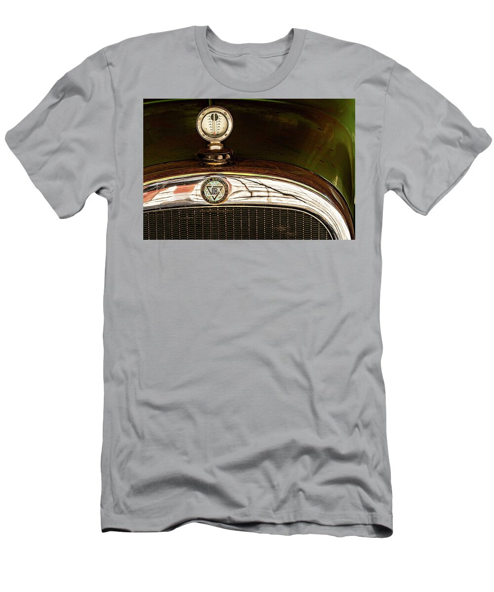  T-Shirt featuring the photograph Thermometer Hood Ornament by Al Judge