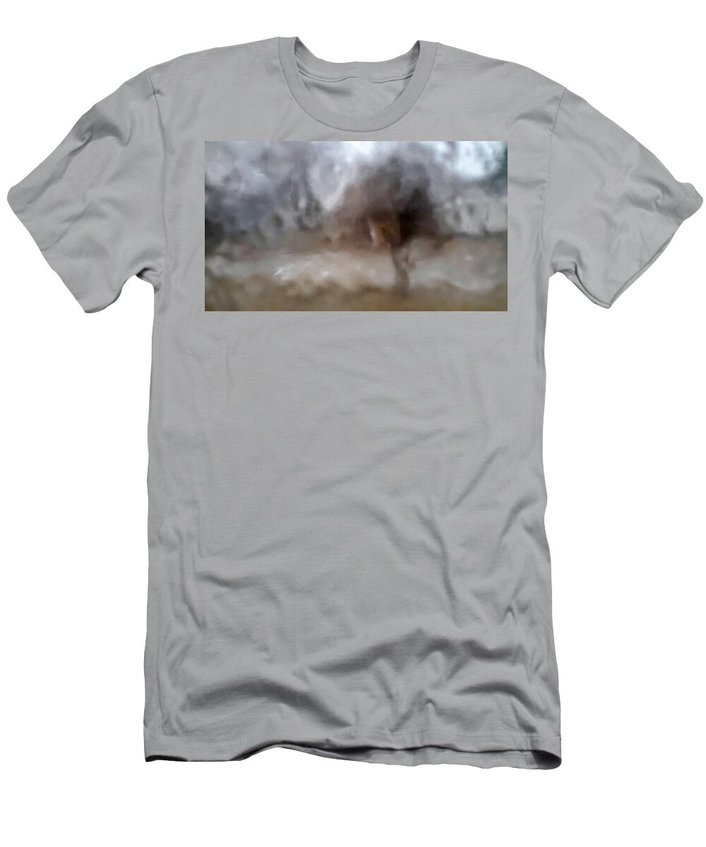 Ice T-Shirt featuring the photograph Tree and House in Ice Storm 4A by Kevin Eatinger