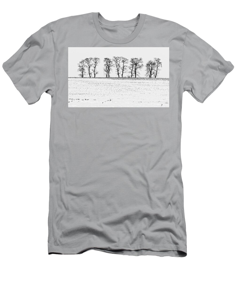 Winter T-Shirt featuring the photograph Trees in Snow 5 by Steven Ralser