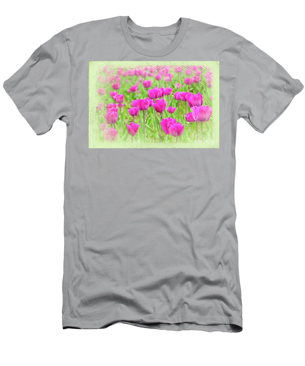 Flowers T-Shirt featuring the photograph Tulips Laughing by Marilyn Cornwell