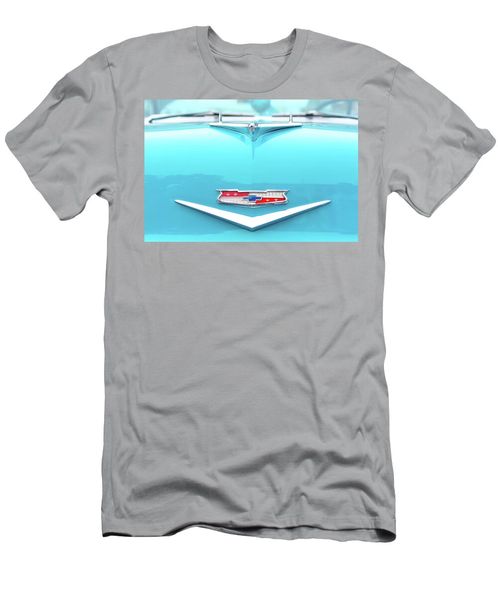 Chevy Bel Air T-Shirt featuring the photograph Turquoise by Lens Art Photography By Larry Trager