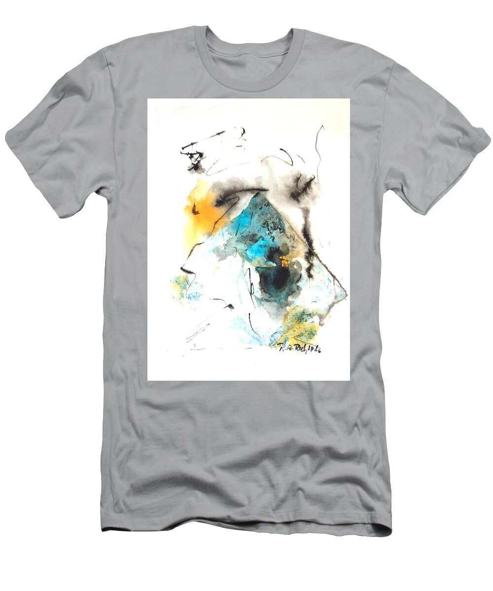 Mixed Media T-Shirt featuring the mixed media Unbound by Dick Richards