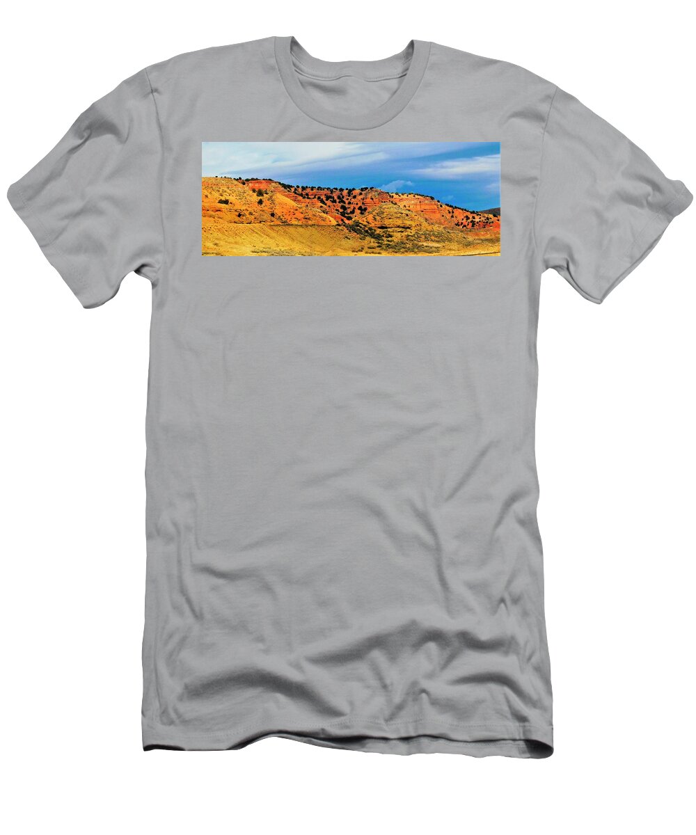 - Utah Mountain Range T-Shirt featuring the photograph - Utah Mountain Range by THERESA Nye