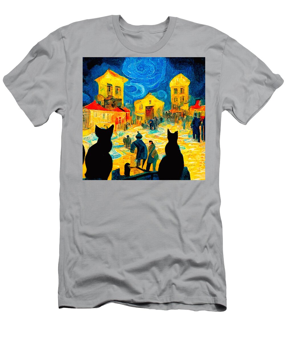 Vincent Van Gogh T-Shirt featuring the digital art Van Gogh #2 by Craig Boehman