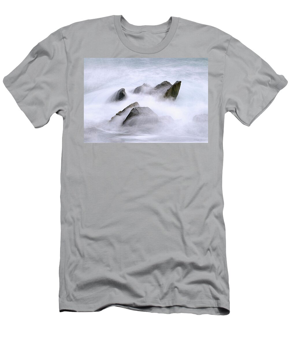 Velvet Surf T-Shirt featuring the photograph Velvet Surf by Marty Saccone