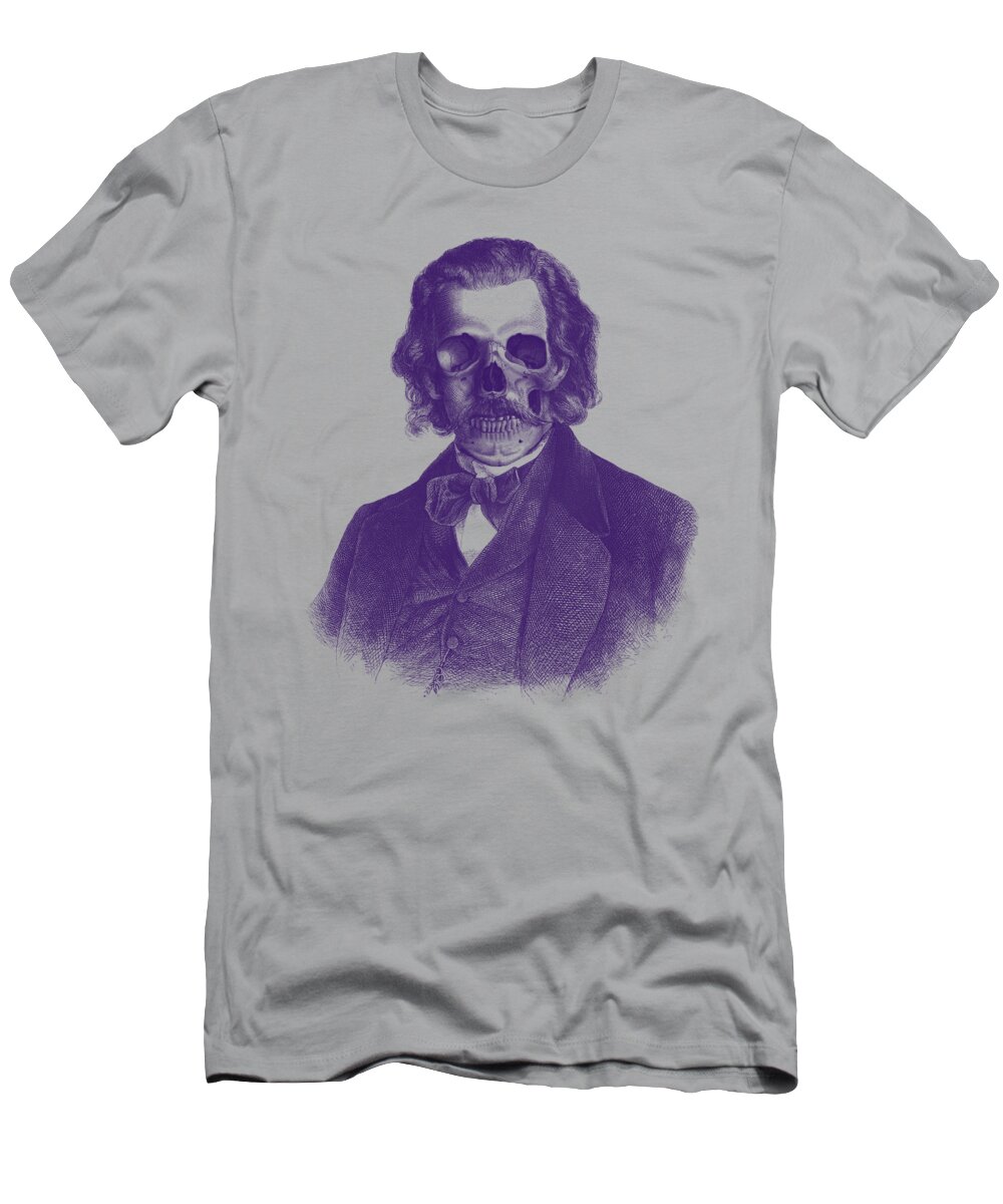 Man T-Shirt featuring the digital art Victorian Halloween Portrait by Madame Memento
