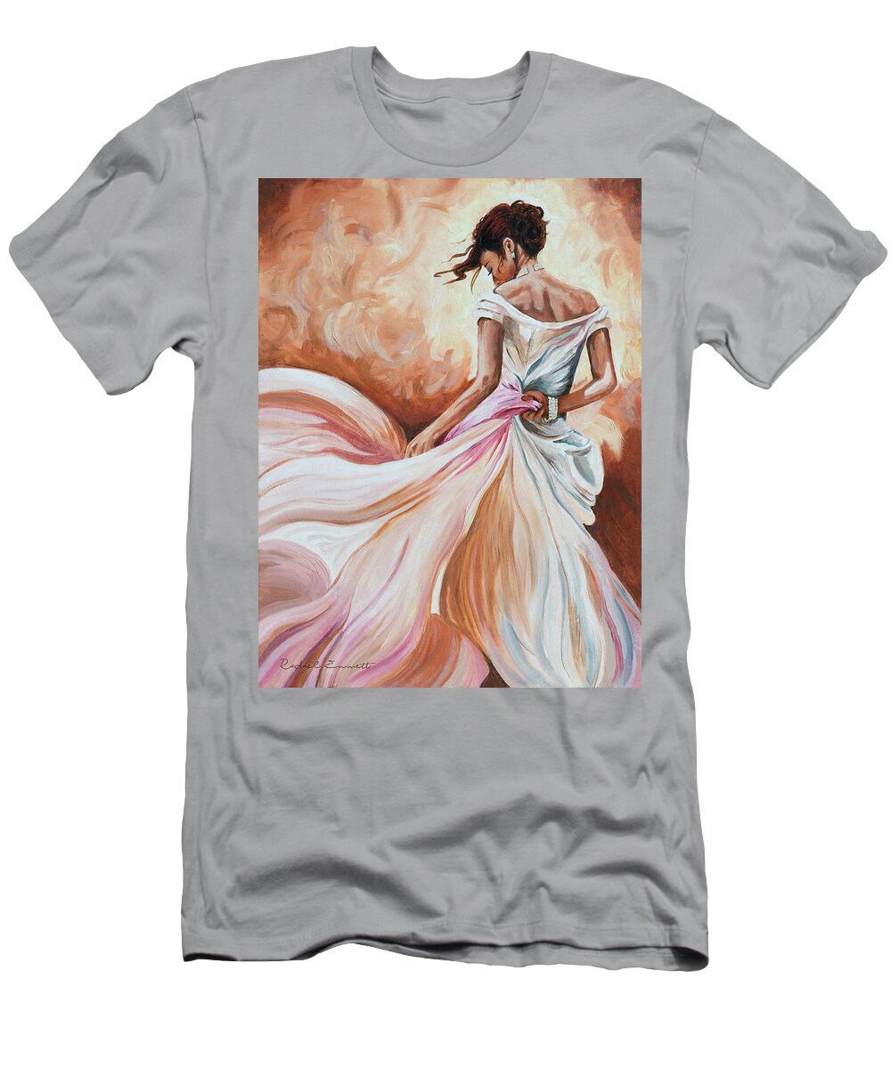 Dancer T-Shirt featuring the painting Vuelta II by Rachel Emmett