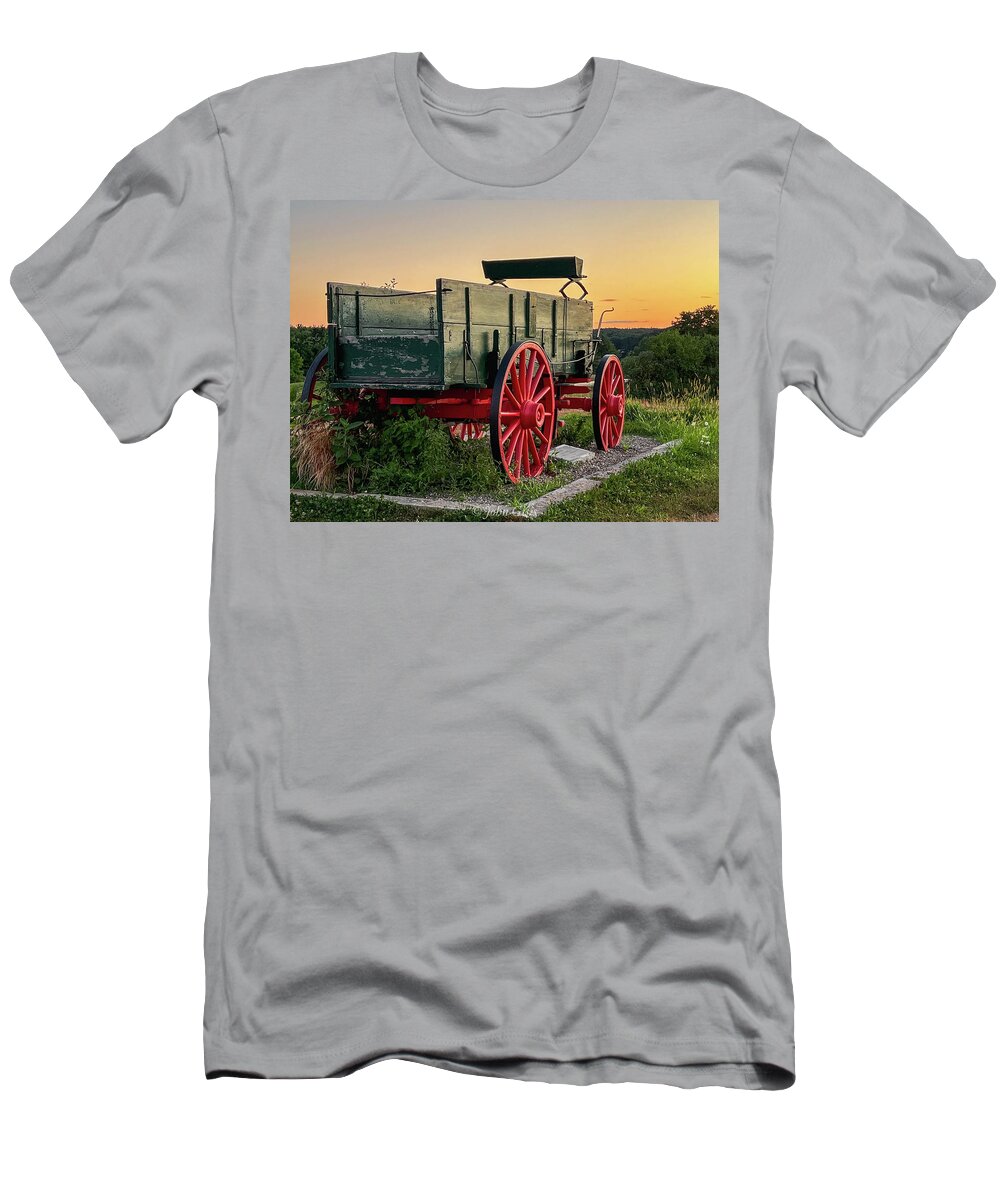  T-Shirt featuring the photograph Wagon Hill by John Gisis