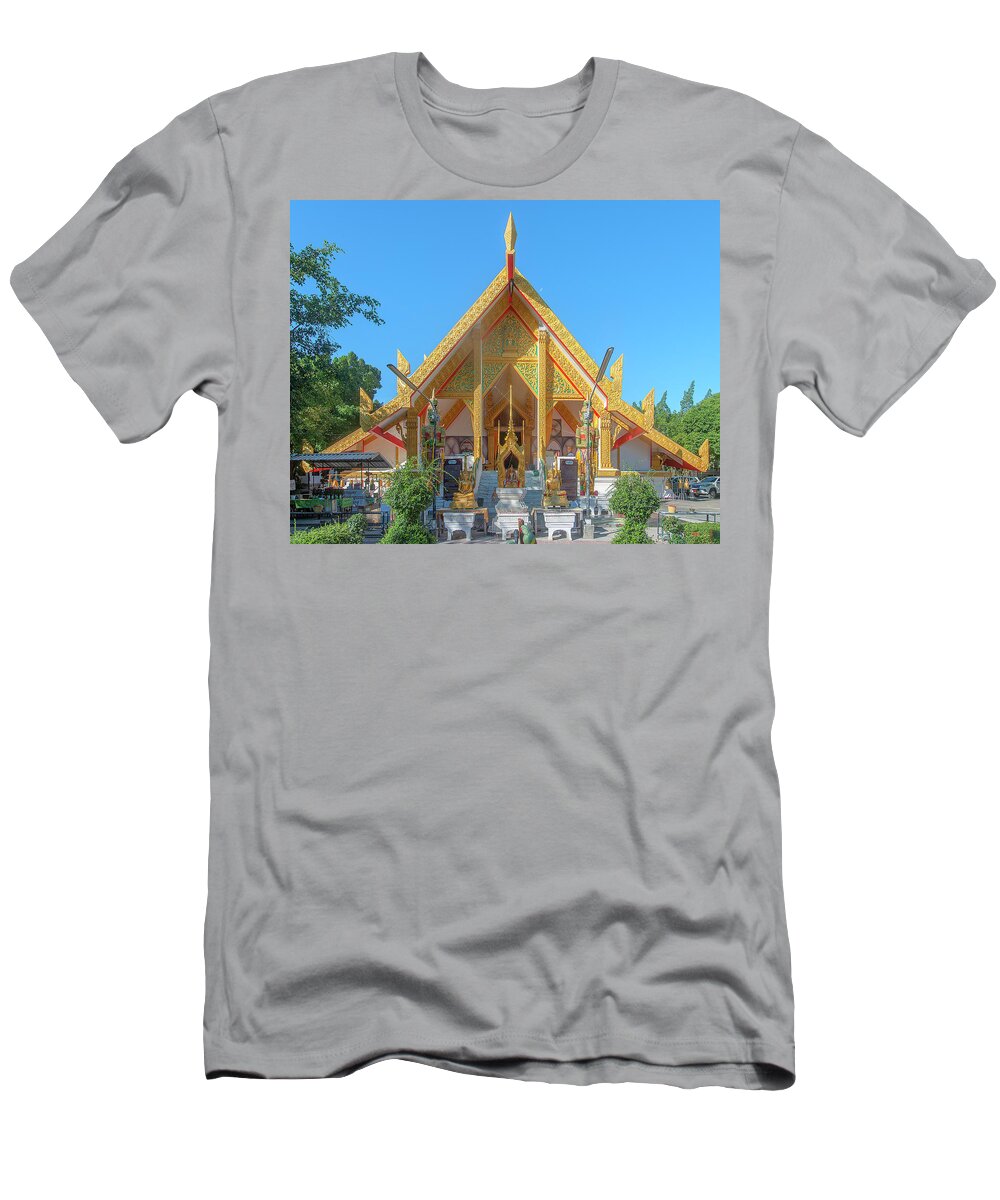 Scenic T-Shirt featuring the photograph Wat Si Pradu Phra Ubosot DTHU1405 by Gerry Gantt
