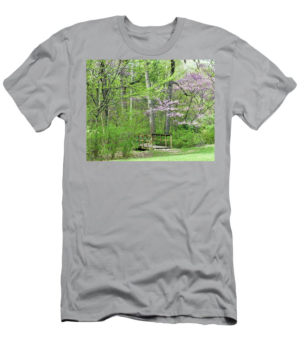 Trees T-Shirt featuring the photograph Welcome to Spring in the Forest by Roberta Byram