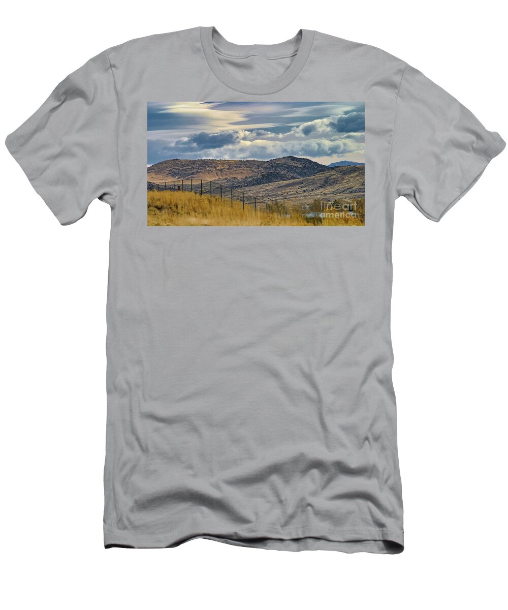 Landscape T-Shirt featuring the photograph Western Landscape USA Wyoming by Chuck Kuhn
