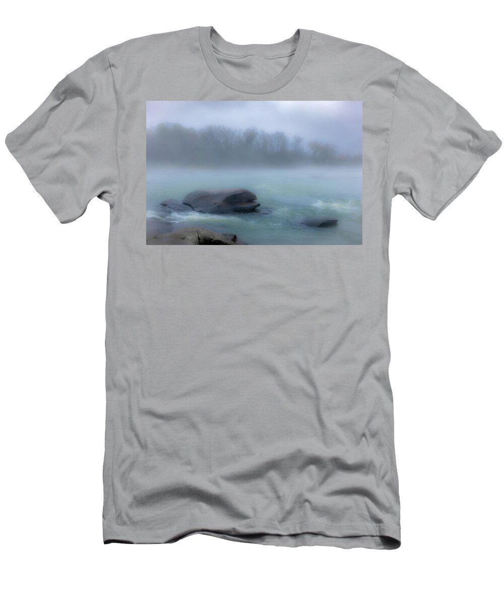 2022 T-Shirt featuring the photograph Whale Rock and Calf by Charles Hite