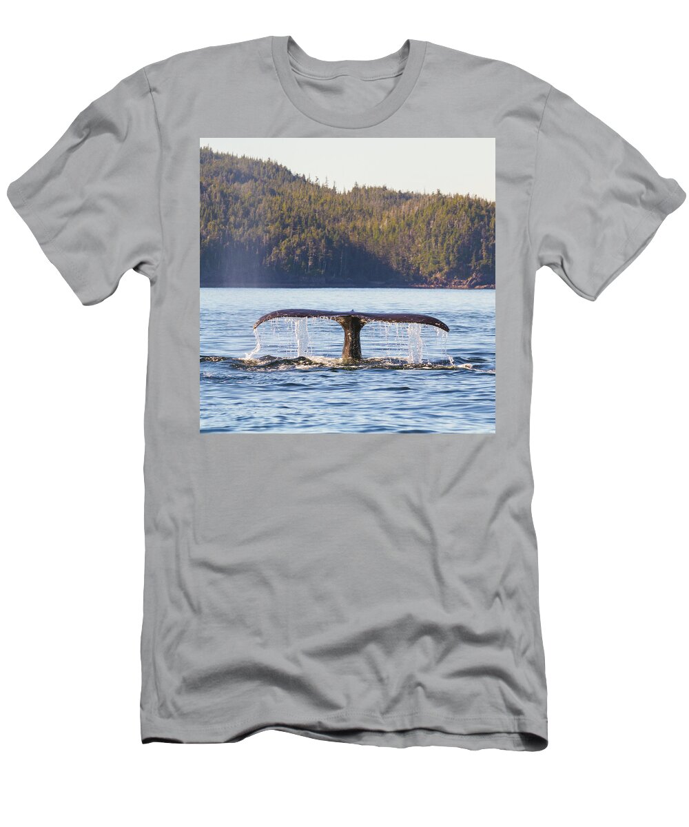 Whale Tale T-Shirt featuring the photograph Whale Tale 2 by Michael Rauwolf