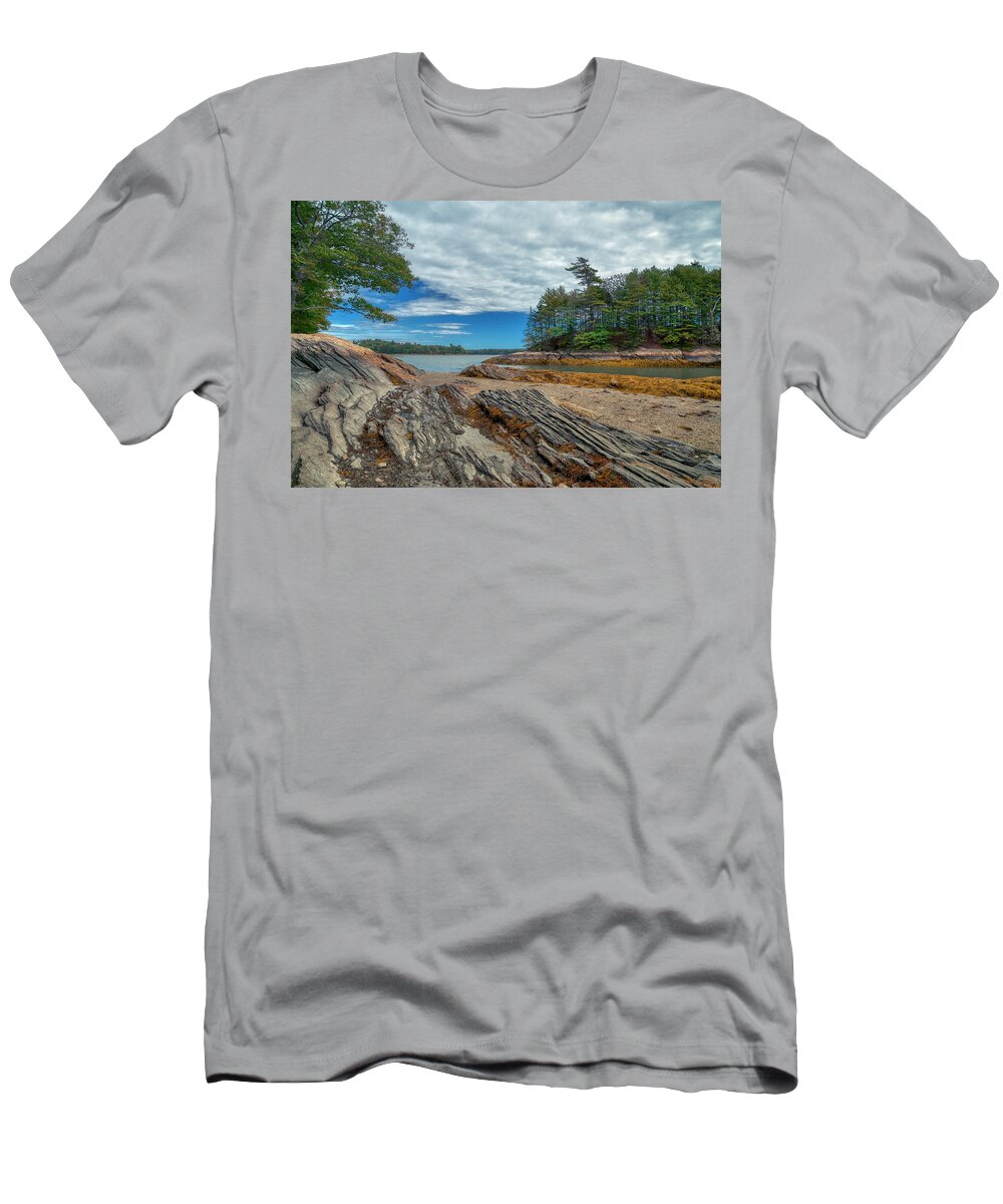 Wolfe Neck Woods State Park T-Shirt featuring the photograph What a View by Penny Polakoff