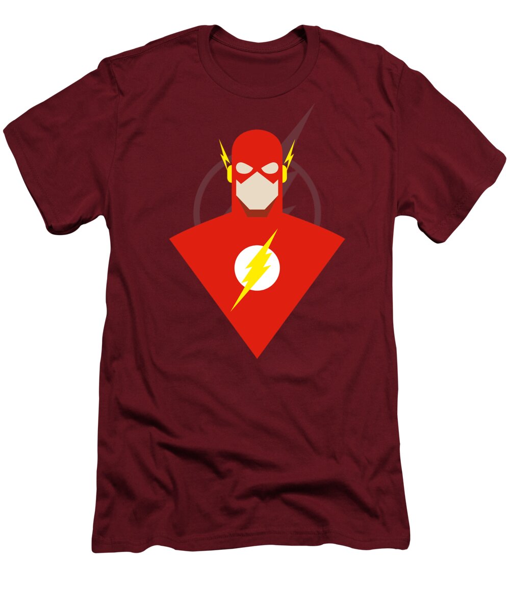  T-Shirt featuring the digital art Jla - Simple Flash by Brand A