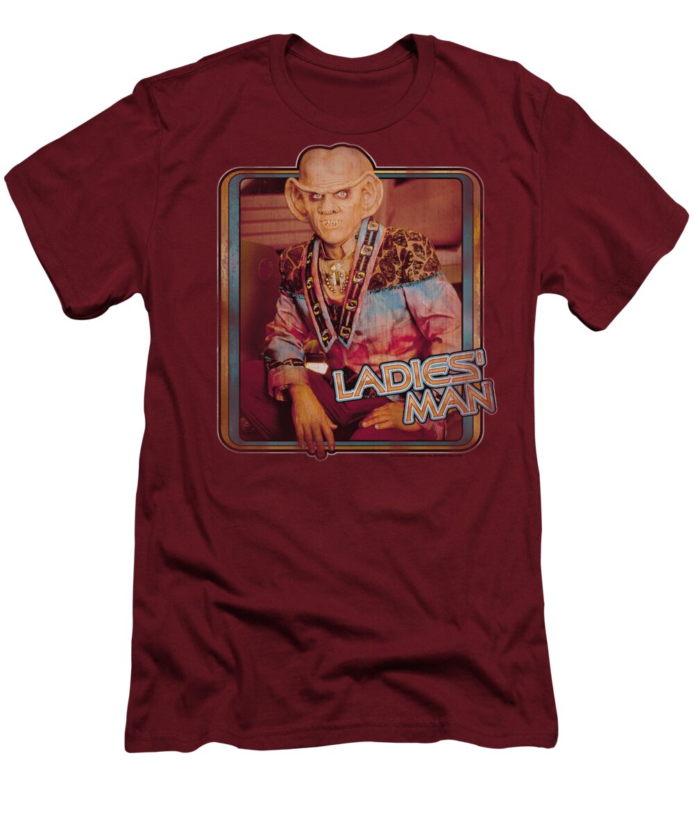 Star Trek T-Shirt featuring the digital art Star Trek - Ladies Man by Brand A