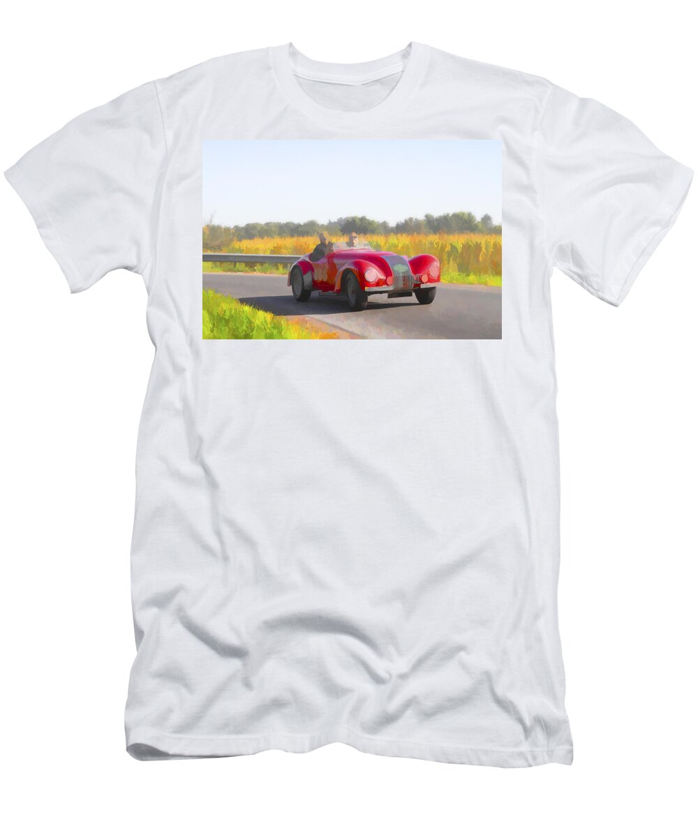 Allard T-Shirt featuring the photograph 1947 Allard K1 roadster by Jack R Perry