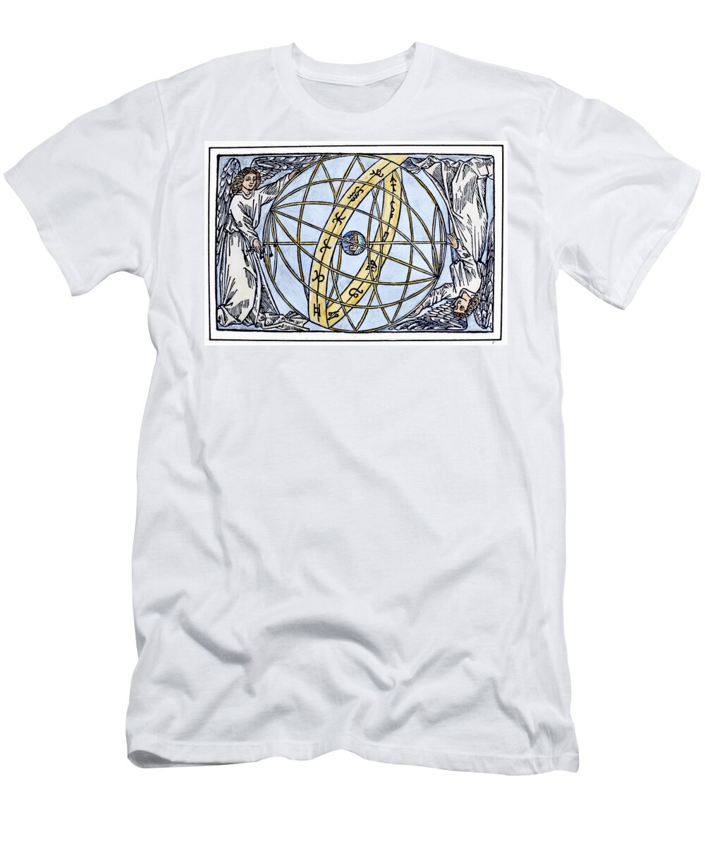 1509 T-Shirt featuring the painting Armillary Sphere, 1509 #1 by Granger