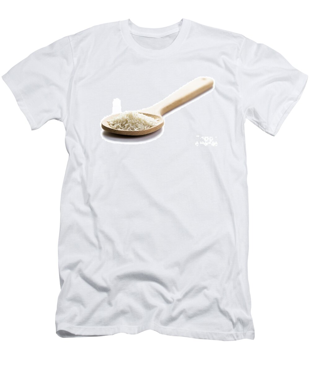 Rice T-Shirt featuring the photograph Basmati Rice #1 by Lee Avison